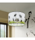 Piłka Cylindrical Pendant Ceiling Light Football C 40cm-8
