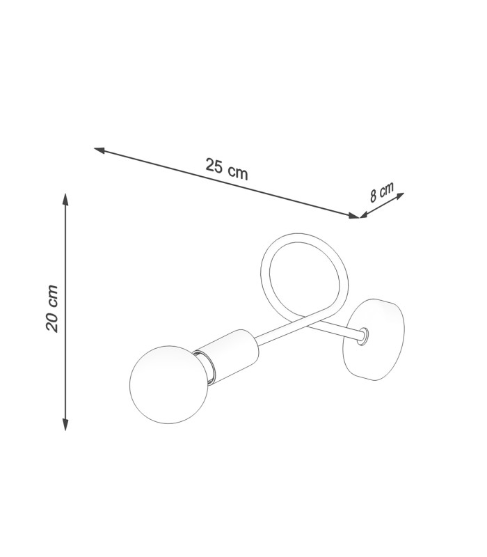 Loop Wall Lamp White-4