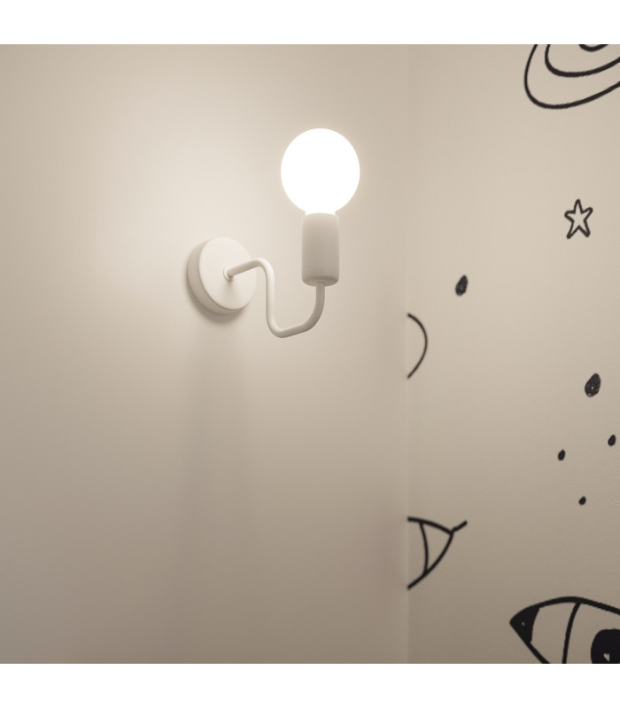 Vector Multi Arm Semi Flush Ceiling Lamp 4 White-8