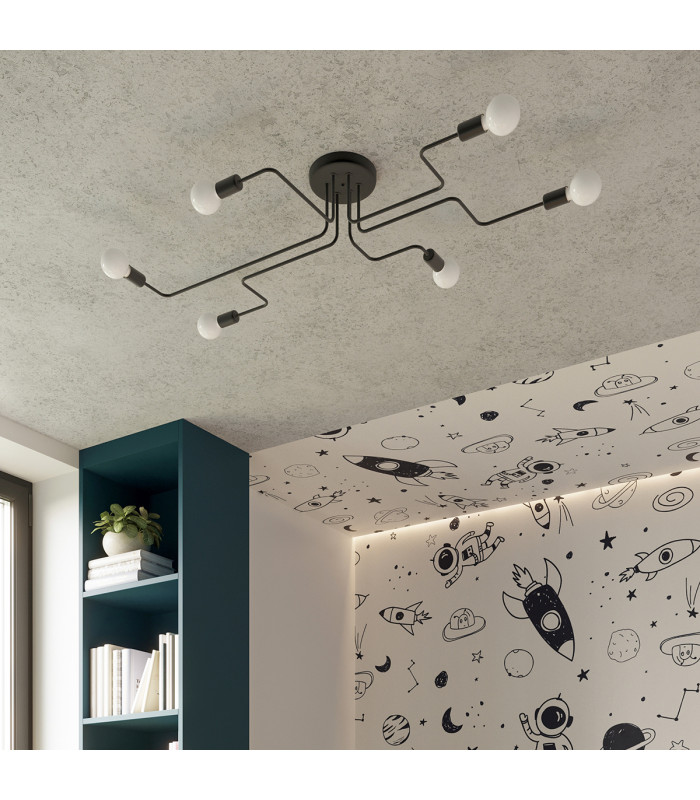 Vector Wall Lamp Black-12