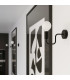 Vector Multi Arm Semi Flush Ceiling Lamp 8 Black-9