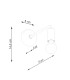 Norah Wall Lamp Black-5