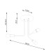 Norah Multi Arm Semi Flush Ceiling Lamp 3 Black-5