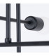 Norah Multi Arm Semi Flush Ceiling Lamp v2 6 Black-4