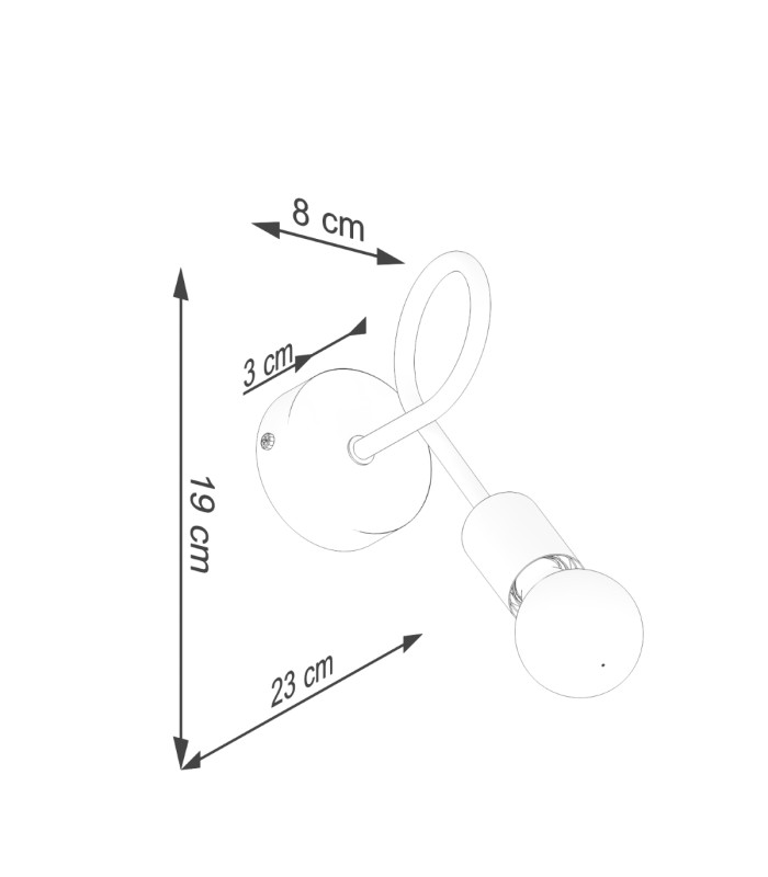 Levar Wall Lamp Black-5