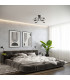 Levar Multi Arm Semi Flush Ceiling Lamp 6 Black-9