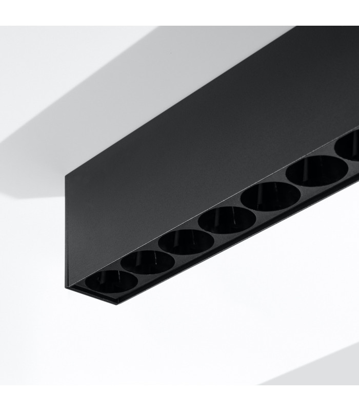 Soren Integrated LED Semi Flush Light Black 3000K-6