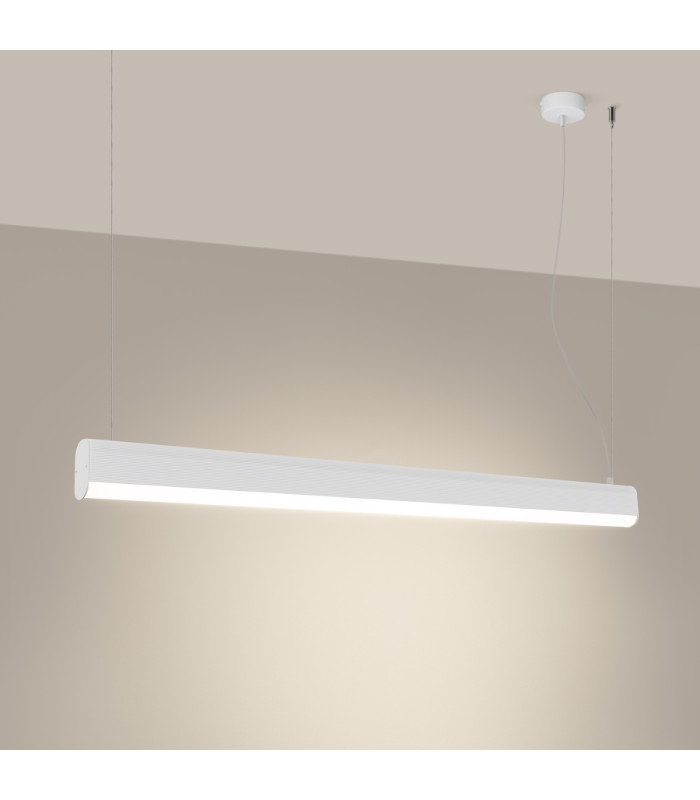 Farge Bar Pendant Ceiling Light White LED 3000K-1