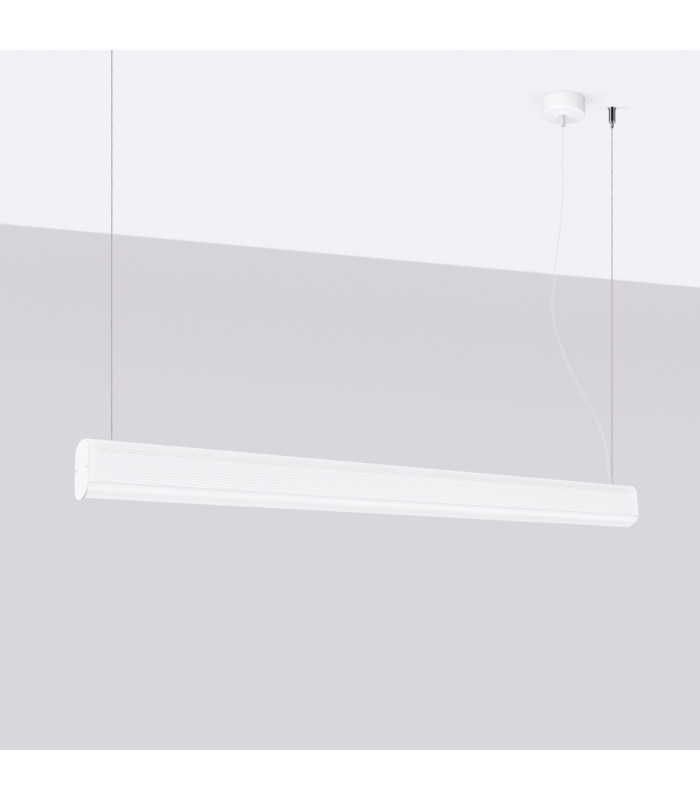 Farge Bar Pendant Ceiling Light White LED 3000K-3