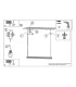 Farge Bar Pendant Ceiling Light White LED 3000K-10