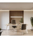 Farge Bar Pendant Ceiling Light White LED 3000K-12