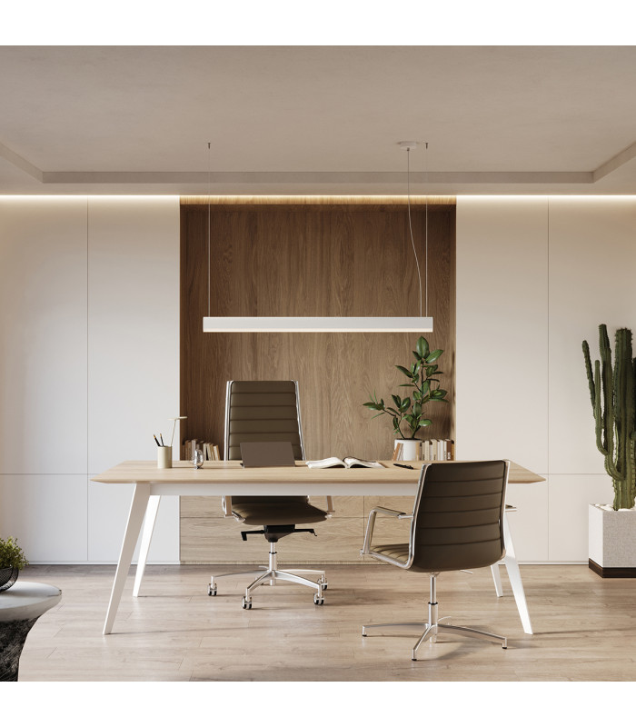 Farge Bar Pendant Ceiling Light White LED 3000K-12