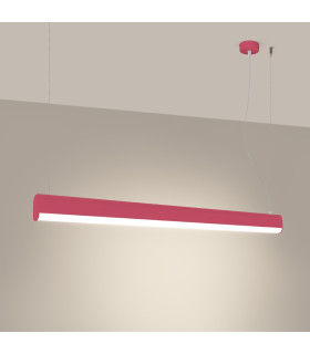 Farge Bar Pendant Ceiling Light Pink LED 3000K-1