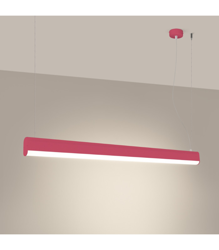 Farge Bar Pendant Ceiling Light Pink LED 3000K-1