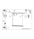Farge Bar Pendant Ceiling Light Pink LED 3000K-10
