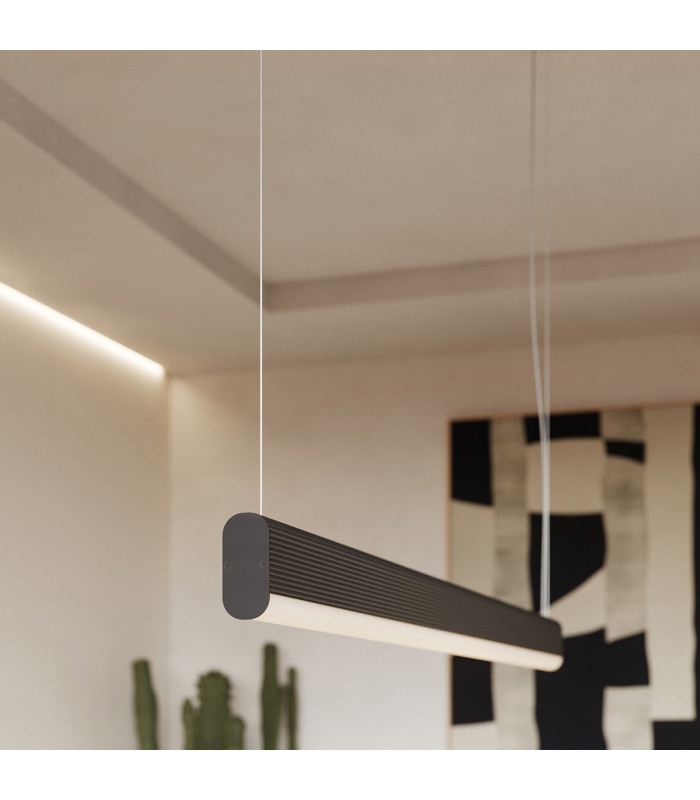 Farge Bar Pendant Ceiling Light Black LED 3000K-14