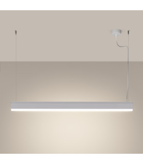 Farge Bar Pendant Ceiling Light White LED 4000K-1