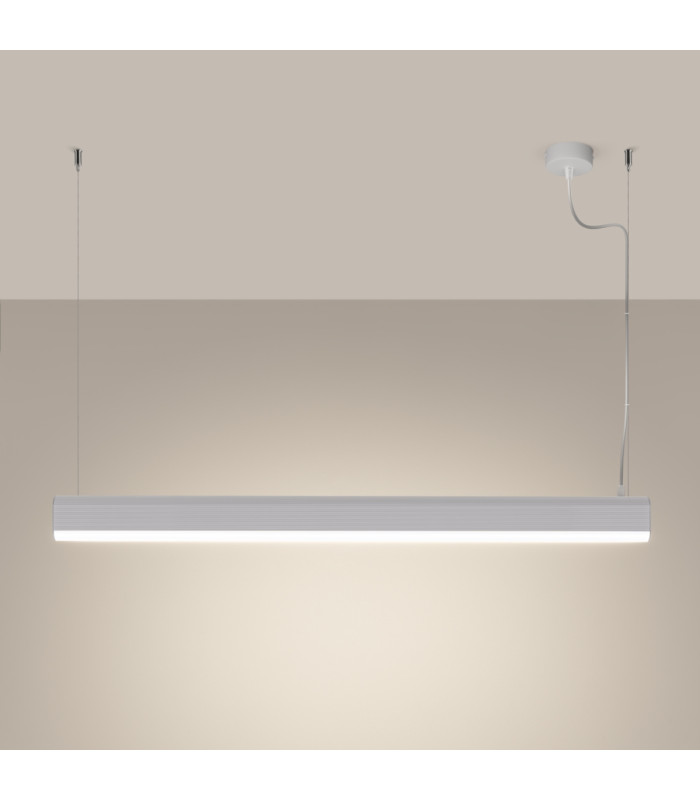 Farge Bar Pendant Ceiling Light White LED 4000K-1