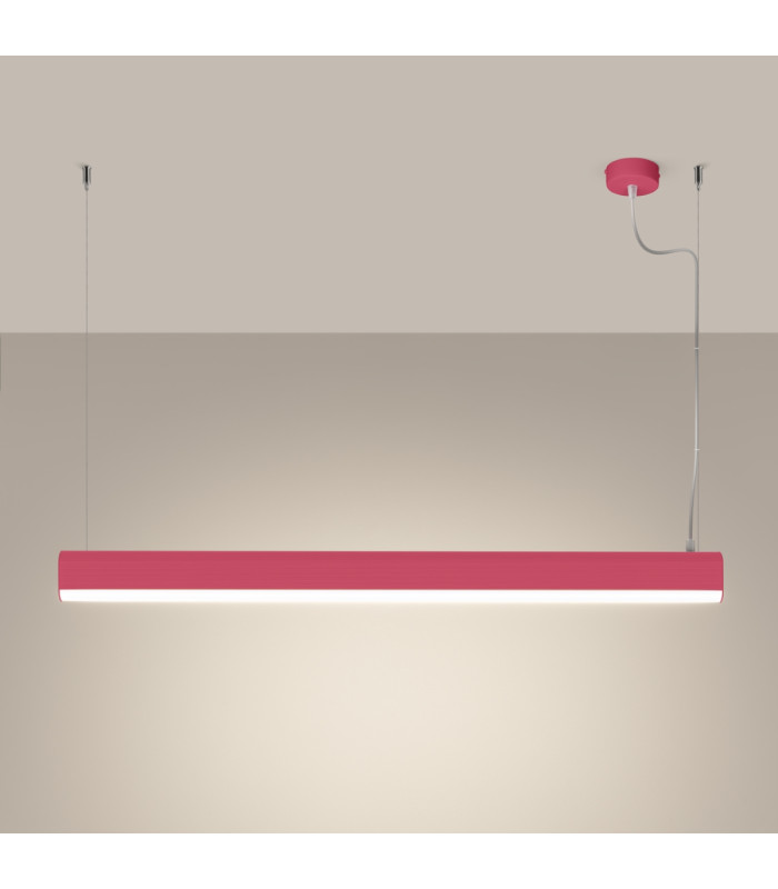 Farge Bar Pendant Ceiling Light Pink LED 4000K-1
