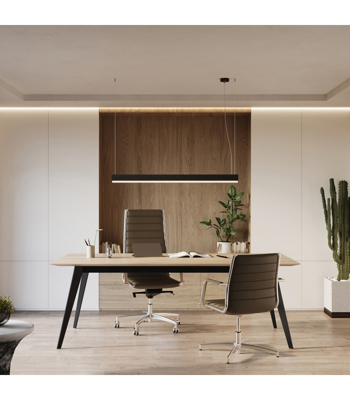 Farge Bar Pendant Ceiling Light Black LED 4000K-12