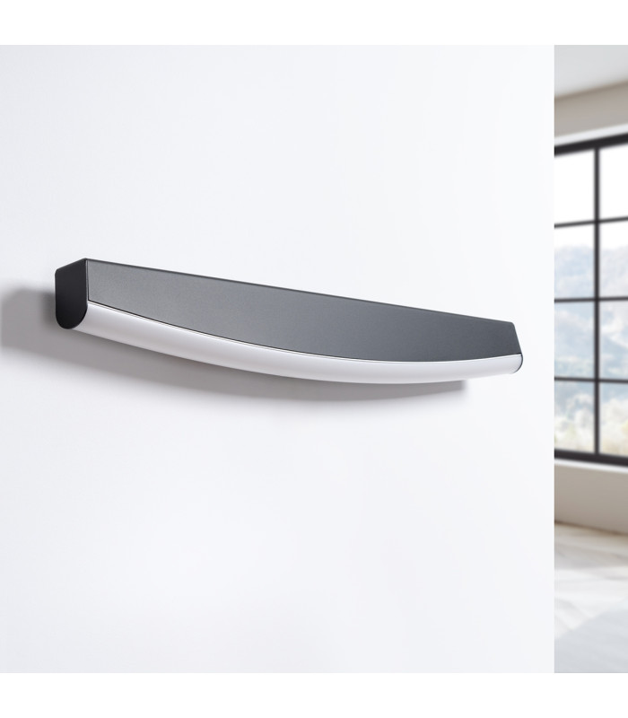 Jorun Integrated LED Wall Lamp Black 3000K-4