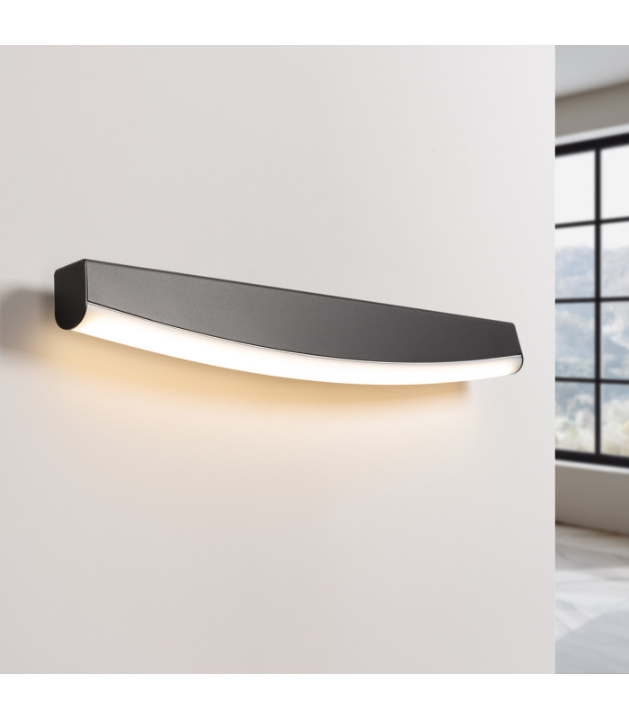 Jorun Integrated LED Wall Lamp Black 3000K-5
