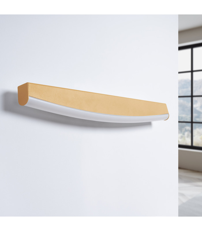 Jorun Integrated LED Wall Lamp Gold 3000K-4