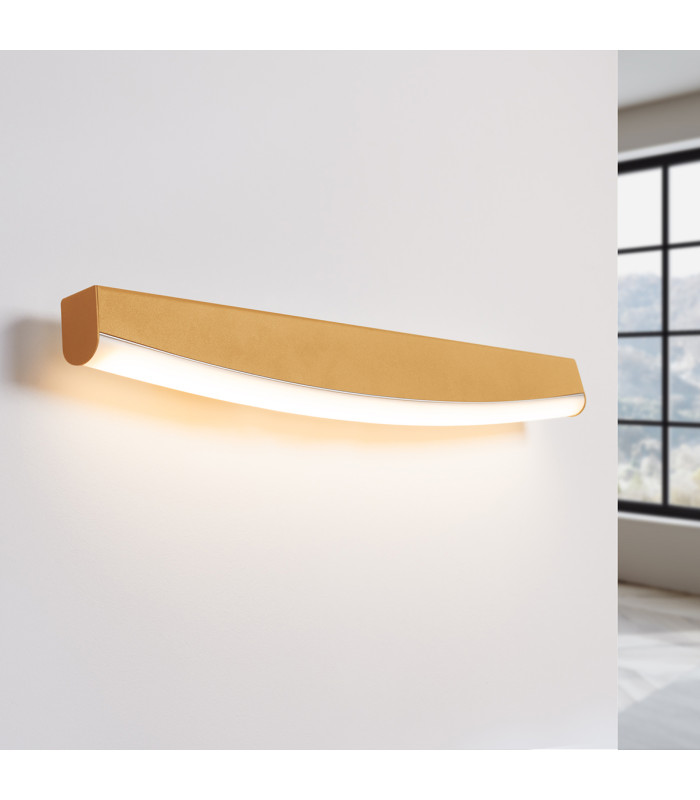 Jorun Integrated LED Wall Lamp Gold 3000K-5