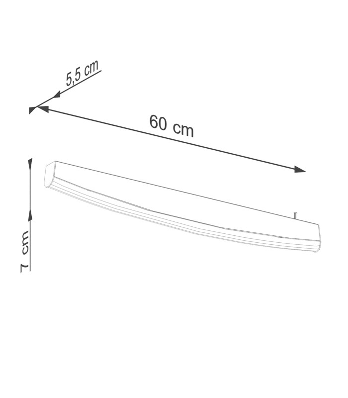 Jorun Integrated LED Wall Lamp White 4000K-10