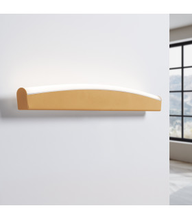 Jorun Integrated LED Wall Lamp Gold 4000K-1
