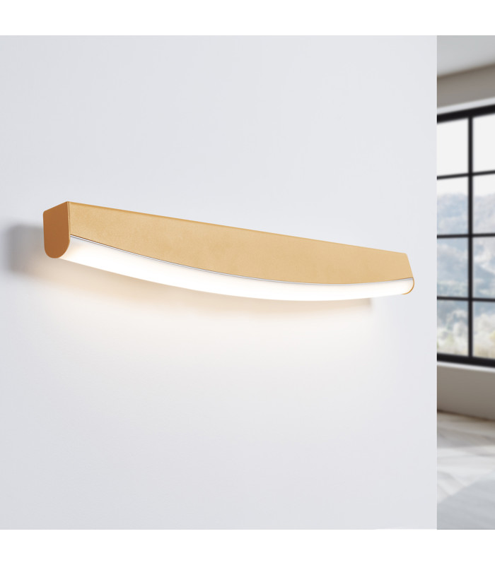 Jorun Integrated LED Wall Lamp Gold 4000K-5