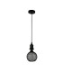Wire Mesh Effect Globe Lamp Black Metal-2