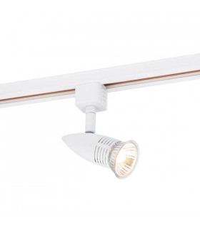 1 Light Track Light Gloss White, White, GU10 - 1