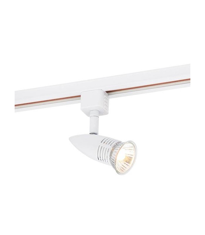 1 Light Track Light Gloss White, White, GU10 - 1