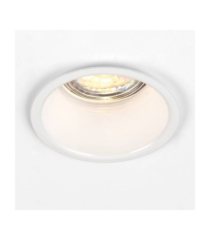 1 Light Recessed Light Gloss White, GU10 - 1
