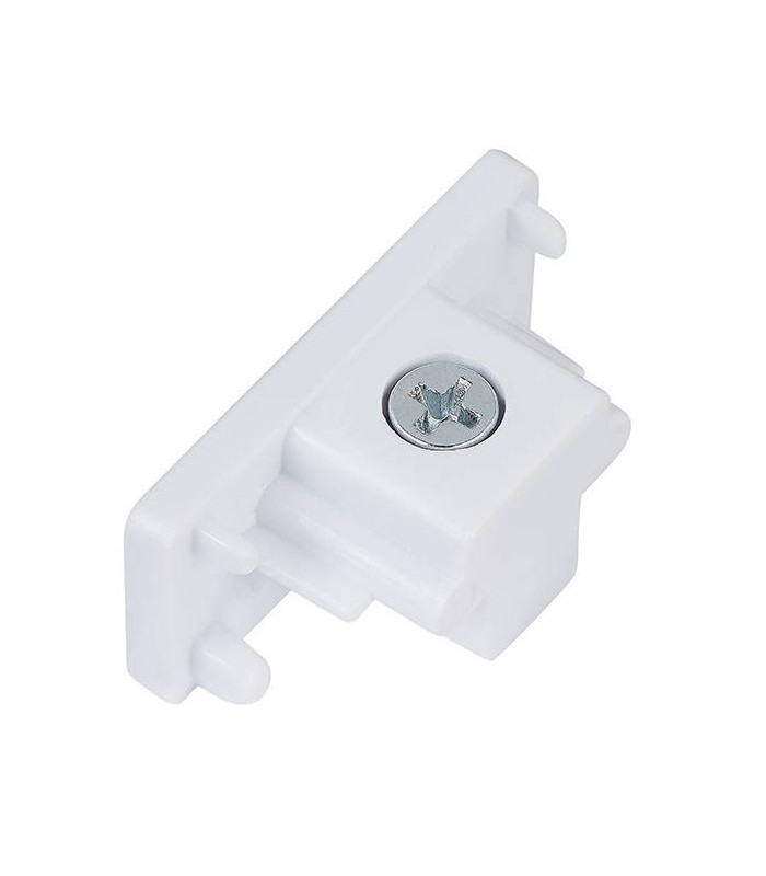 Track dead End White ABS Plastic Spare - 1