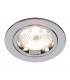 1 Light Recessed Downlight Chrome Plate, GU10 - 1