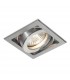 1 Light Recessed Downlight Aluminium, GU10 - 1