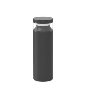 Boeing 40cm LED Outdoor Bollard Black 3000K IP65