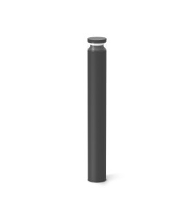 Boeing 100cm LED Outdoor Bollard Black 3000K IP65