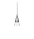Cono Dome Pendant Ceiling Light Chrome-1