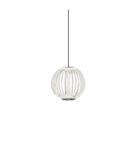Diamond LED Globe Pendant Ceiling Light Transparent 3000K