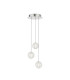 Diamond LED Cluster Pendant Ceiling Light Transparent 3000K
