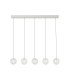 Diamond LED Bar Pendant Ceiling Light Transparent 3000K