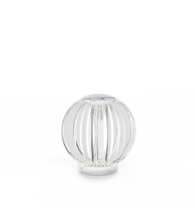 Diamond LED Dimmable Globe Table Lamp Transparent 3000K