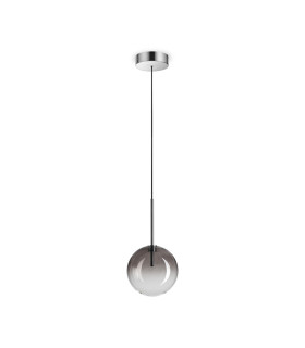 Equinoxe 15cm Globe Pendant Ceiling Light Smoke Grey