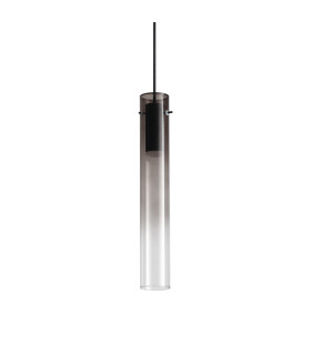 Flam LED Slim Pendant Ceiling Light Smoke Grey 3000K
