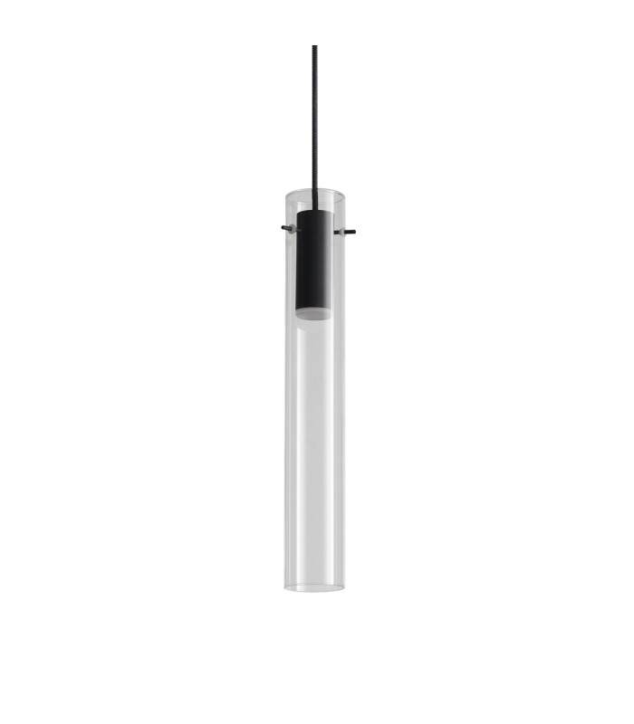 Flam LED Slim Pendant Ceiling Light Transparent 3000K