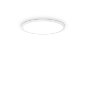 Fly Slim 45cm LED Flush Ceiling Light White 2700K IP40