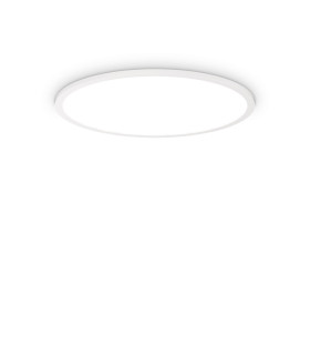Fly Slim 60cm LED Flush Ceiling Light White 2700K IP40